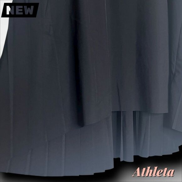 New Athleta Swing Forward Pleated Tank – Black – Size Small - Picture 4 of 8